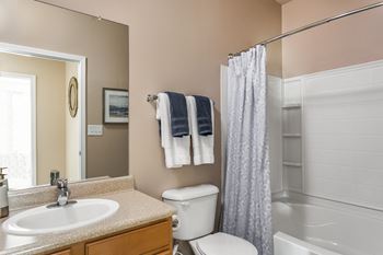 Modern Bathroom at Maple Knoll Apartments, Westfield